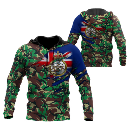 British Veteran 3D Printed shirts