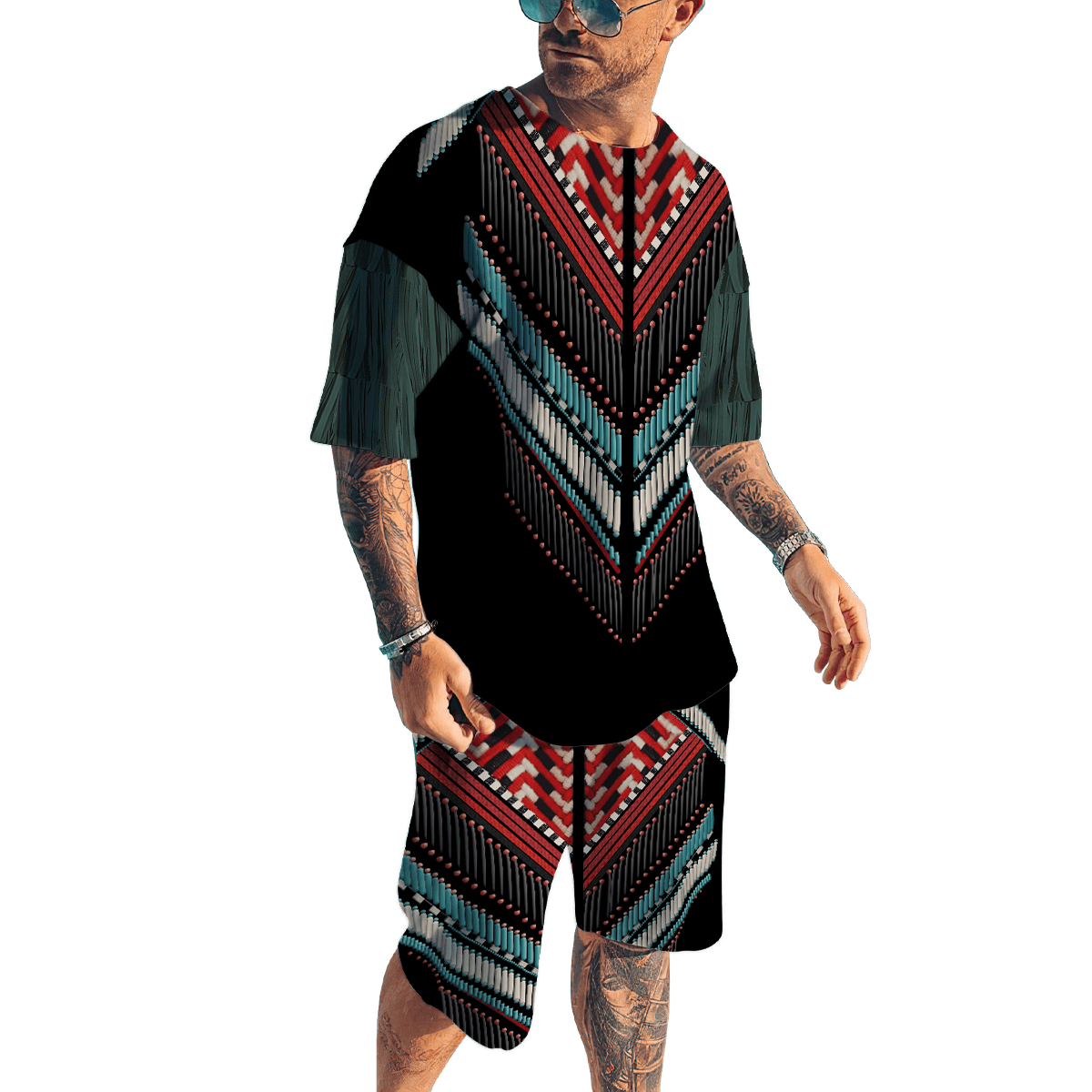 Native American 3D All Over Printed Combo T-Shirt BoardShorts