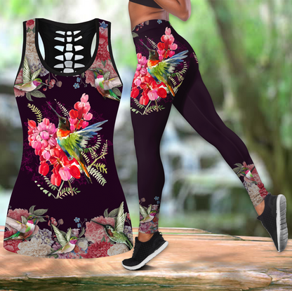 Hummingbirds Faith-Hope-Love Combo Legging+ Tank Top