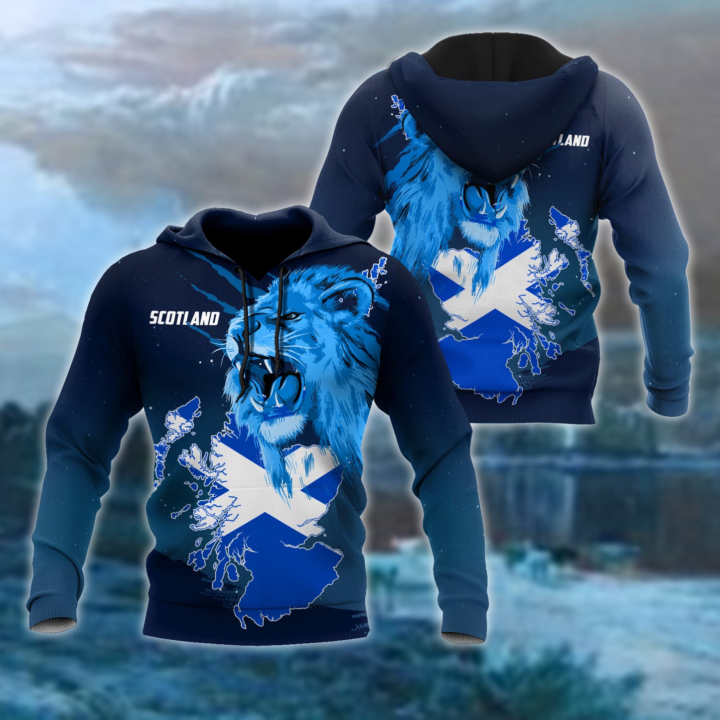Premium Scotland Lion King 3D All Over Printed Unisex