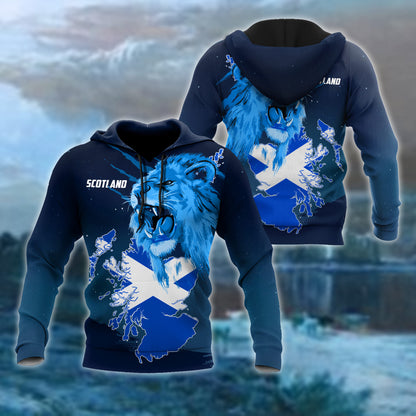 Premium Scotland Lion King 3D All Over Printed Unisex