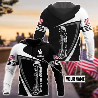 Custom name US Veteran 3D printed shirts Proud Military