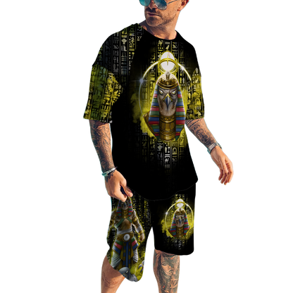 Egypt 3D All Over Printed Combo T-Shirt BoardShorts