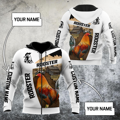 Personalized Rooster 3D Printed Unisex Shirts MH28042101.S1