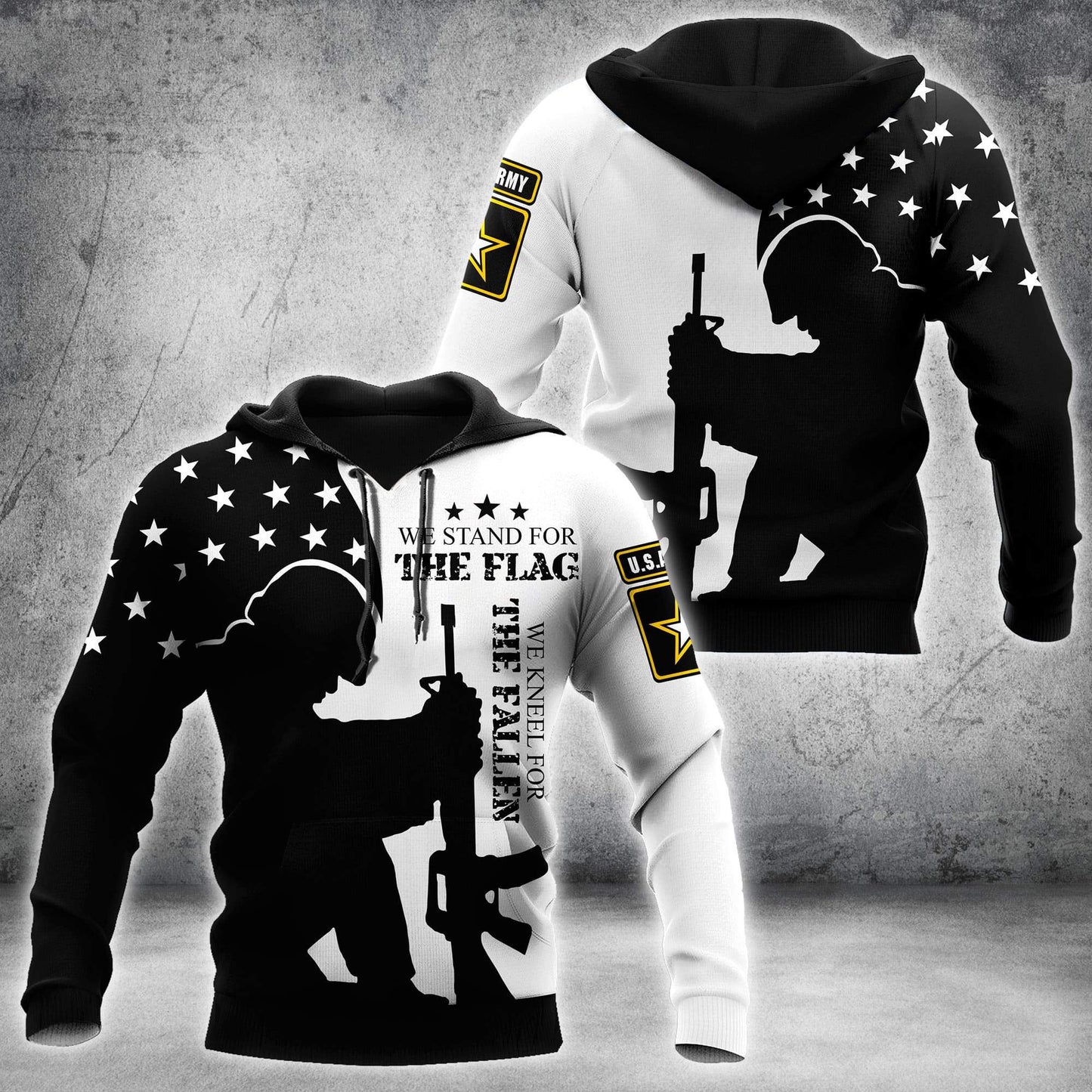 We Stand For The Flag - US Army 3D All Over Printed Shirts Pi12052101