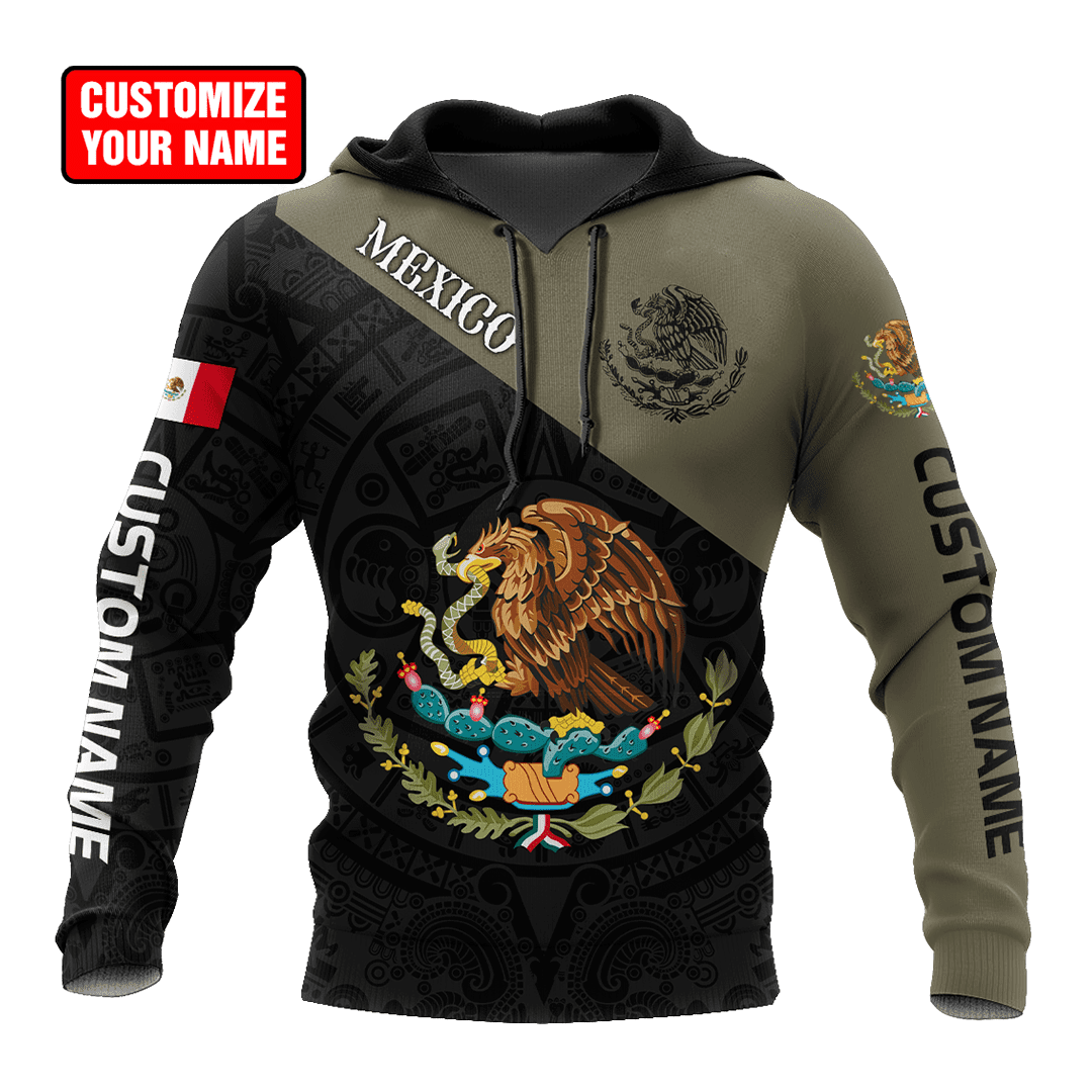 Personalized Name Mexico 3D All Over Printed Unisex Shirts