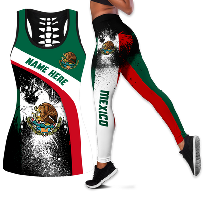 Personalized Mexico Combo Legging + Tank Top