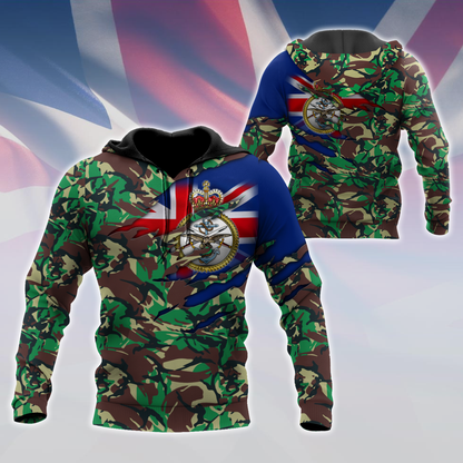 British Veteran 3D Printed shirts