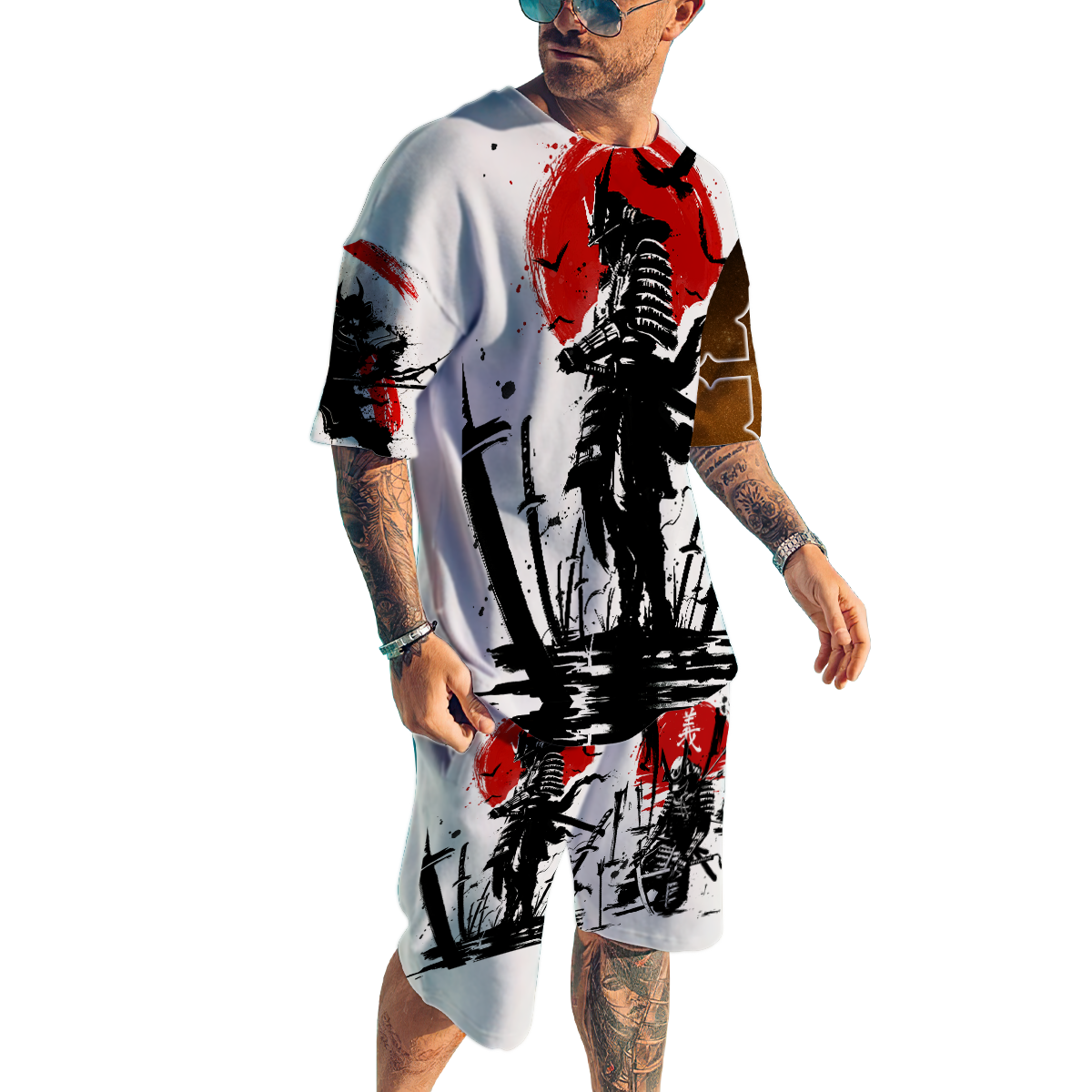 Japan Tattoo 3D All Over Printed Unisex Shirts