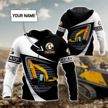 Custom Name XT Excavator 3D Printed shirts