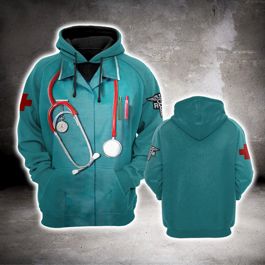 Love Nurse 3D All Over Printed Unisex Shirt