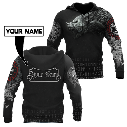 Customize Name Fenrir Viking Hoodie For Men And Women DQB10062101