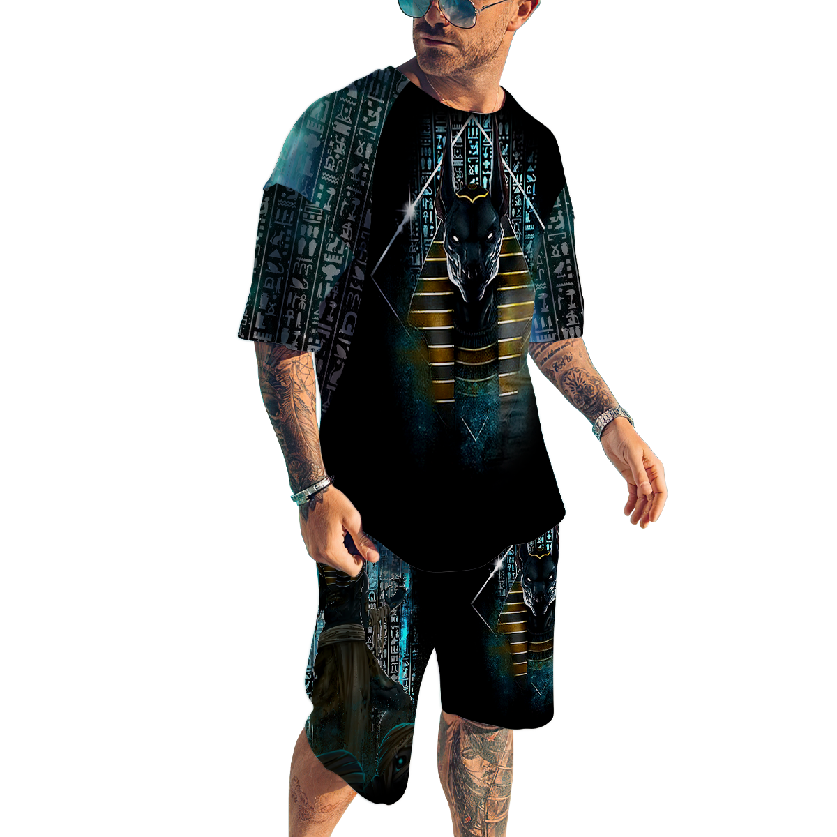 The God Of Egypt - Anubis 3D All Over Printed Unisex Shirts