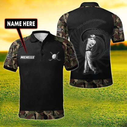 Custom Name XT Golf 3D Printed Shirts