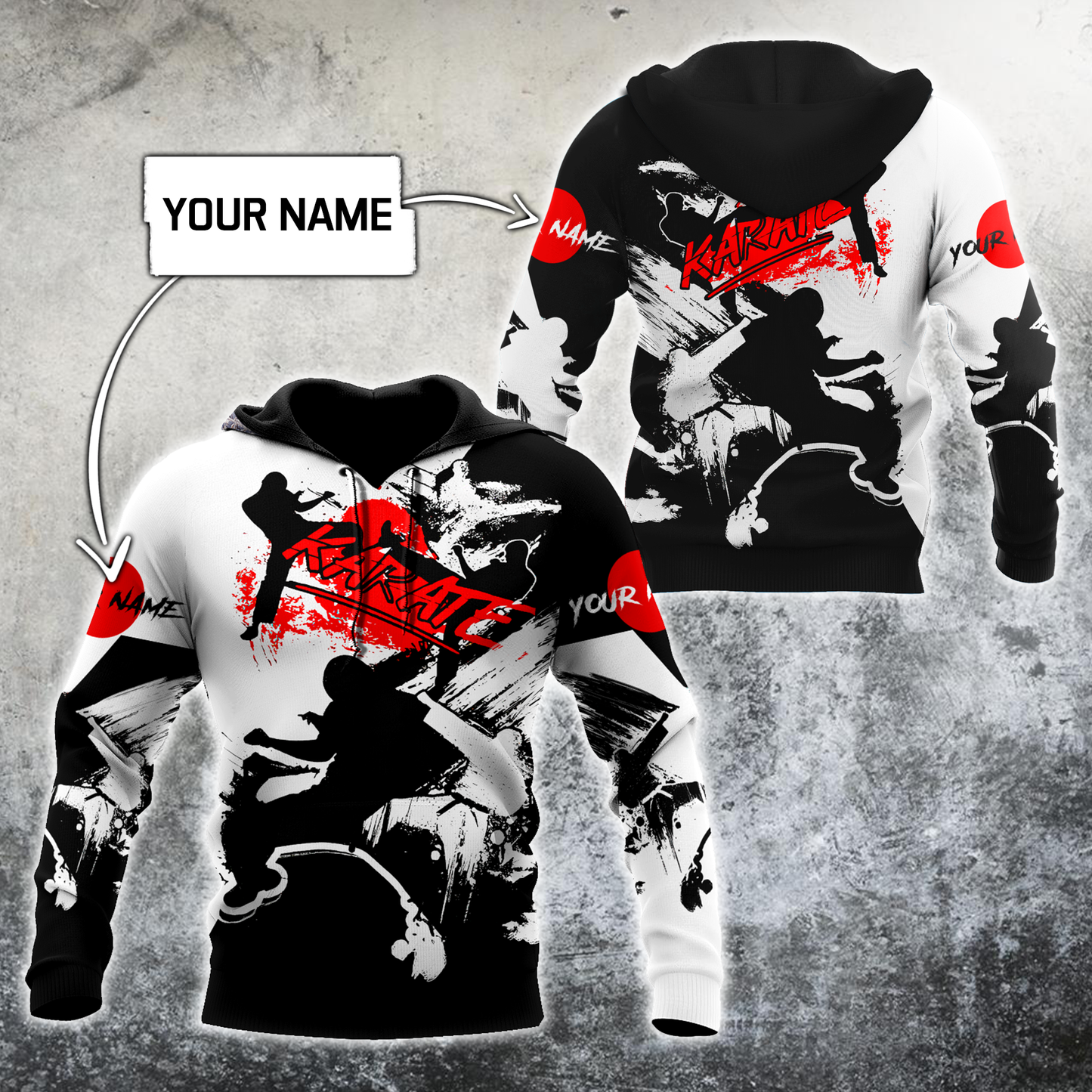 Customize Name Karate Stories Hoodie For Men And Women MH08032105