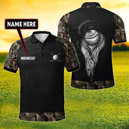 Custom Name XT Golf 3D Printed Shirts