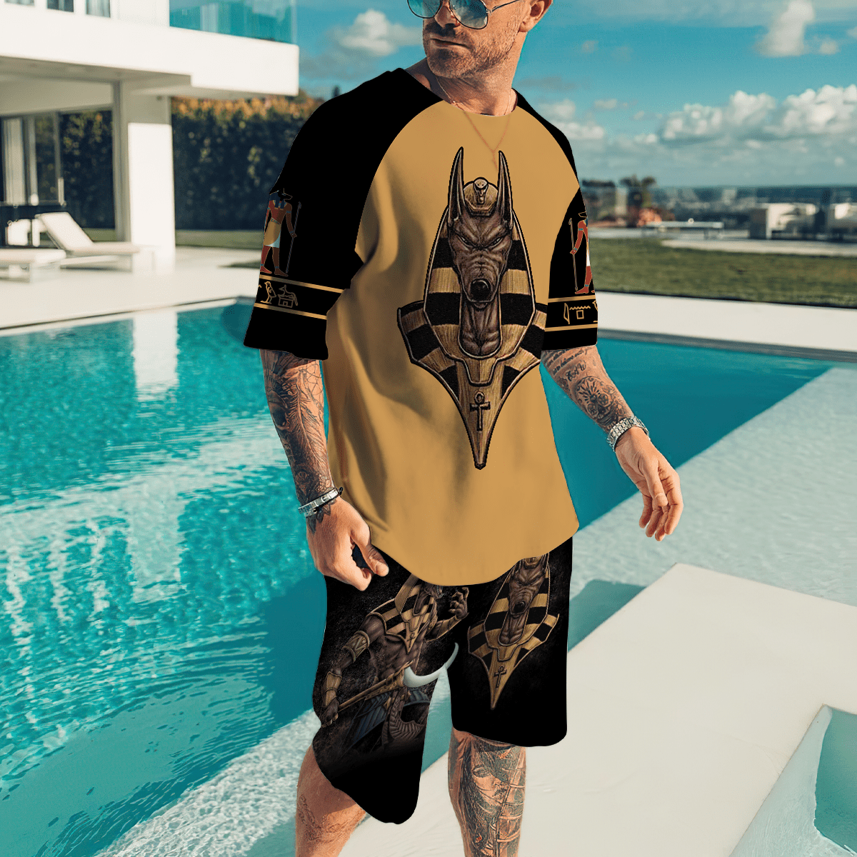 Gods of Egypt - Anubis 3D All Over Printed Unisex Shirts