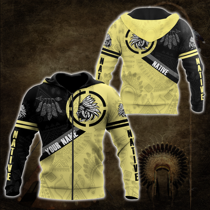 Personalized Native American 3D All Over Printed Unisex Shirts
