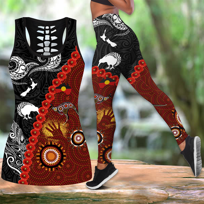 New Zealand Maori And Australia Aboriginal We Are Family Combo Outfit