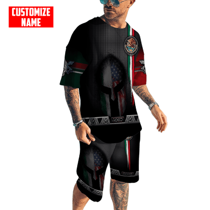 Customized Name Mexico 3D All Over Printed Unisex Shirts