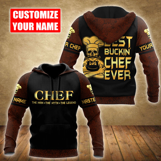 Custom Name Master Chef 3D All Over Printed Unisex Shirts