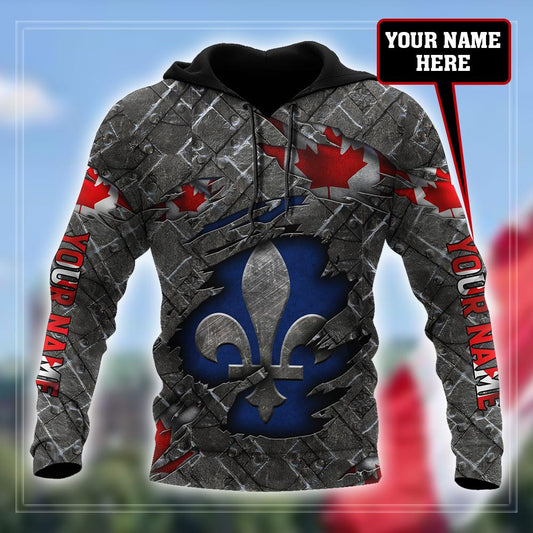 Custom Name XT Quebec 3D Printed Clothes