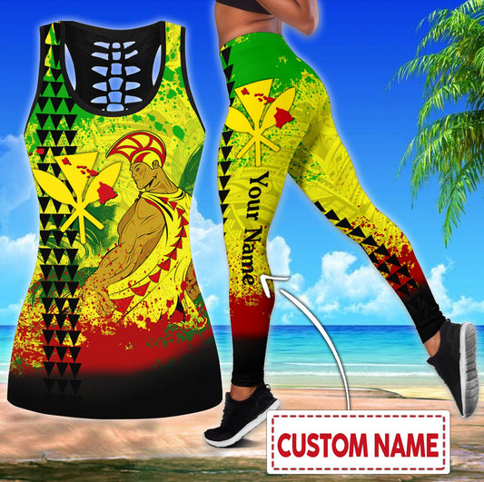 Custom name legging + hollow tank combo HHT22052104