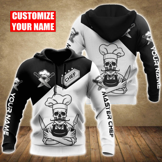 Custom Name Master Chef 3D All Over Printed Unisex Shirts