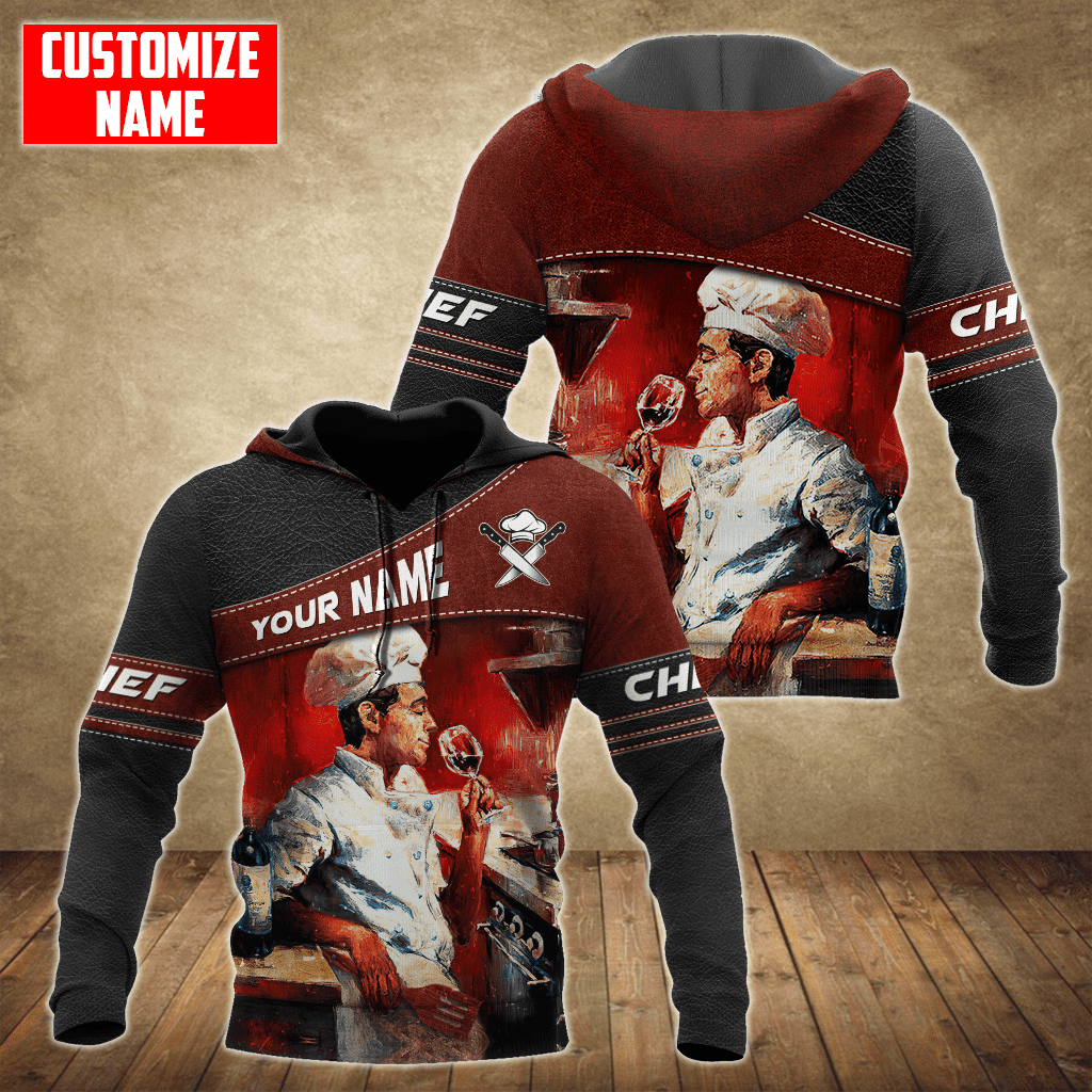 Customized Name Master Chef 3D All Over Printed Unisex Shirts