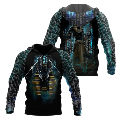 The God Of Egypt - Anubis 3D All Over Printed Unisex Shirts