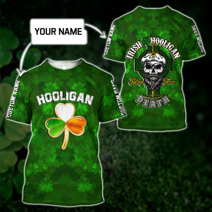 3D All Over Printed Irish St Patrick Day Unisex Shirts Custom Name XT MH17022102