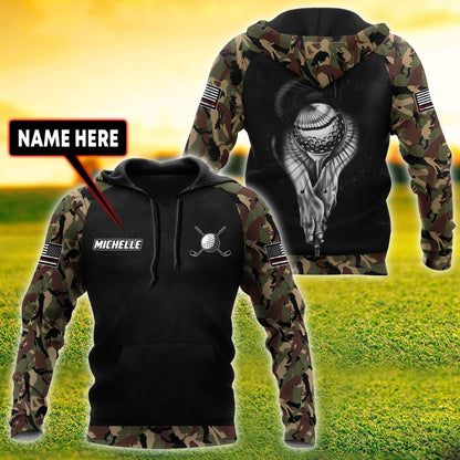 Custom Name XT Golf 3D Printed Shirts