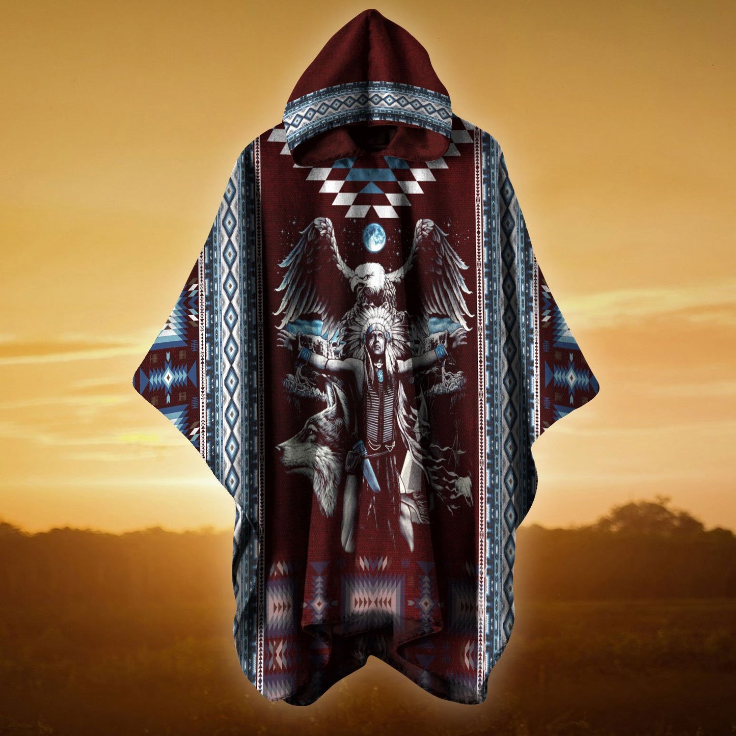 Native American Poncho No 28