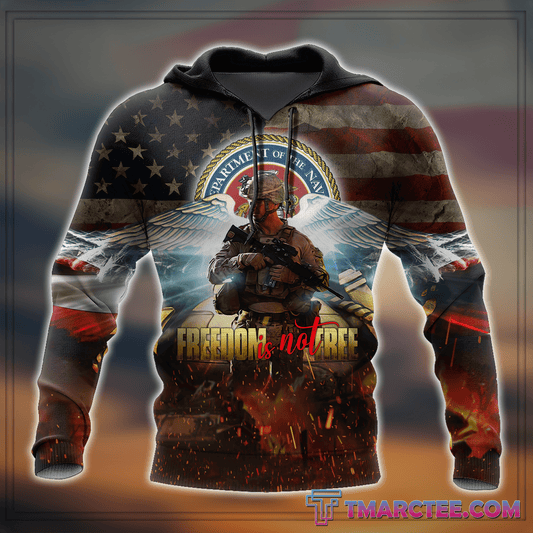 Veteran Freedom is not Free 3D All Over Printed Unisex Shirts