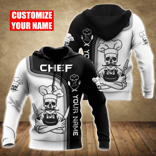 Custom Name Master Chef 3D All Over Printed Unisex Shirts