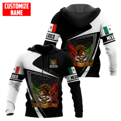 Personalized Name Mexico 3D All Over Printed Unisex Shirts