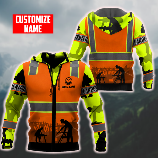 Premium Custom Name Carpenter 3D All Over Printed Unisex