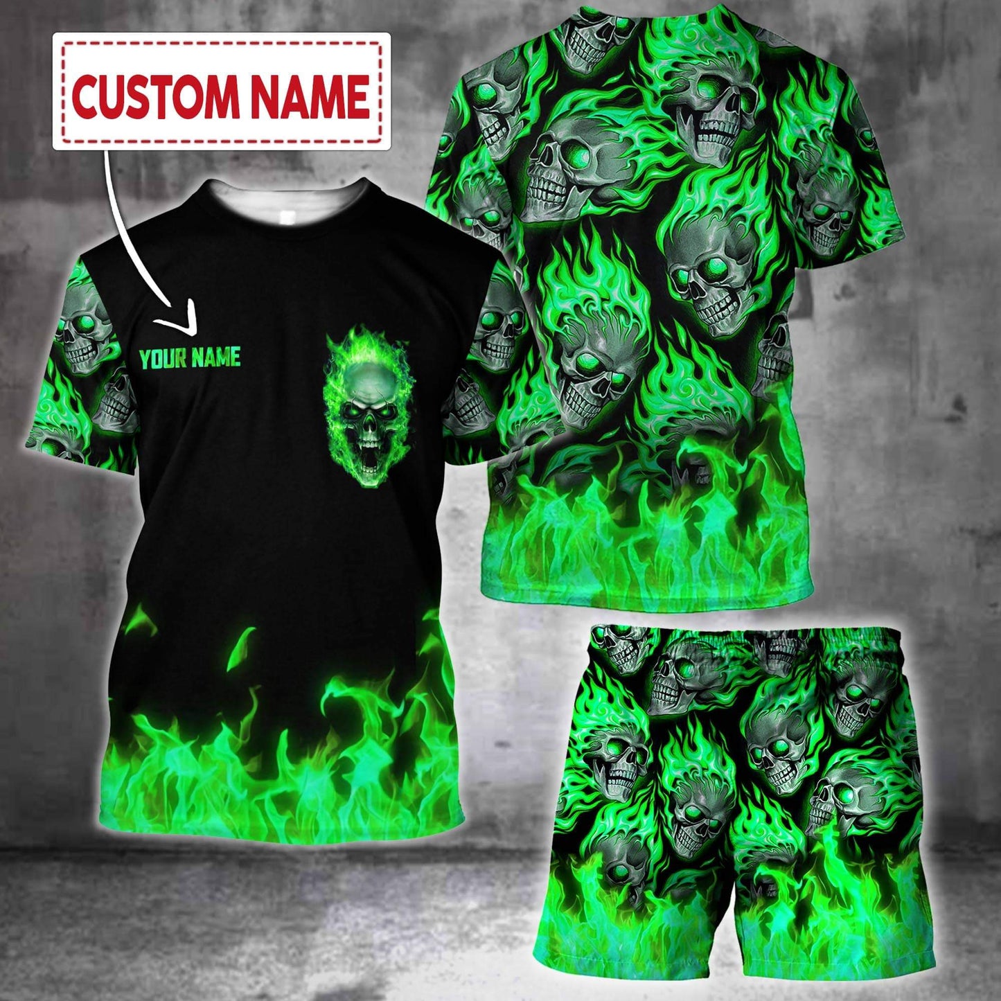 Skull 3D All Over Printed Unisex Shirts