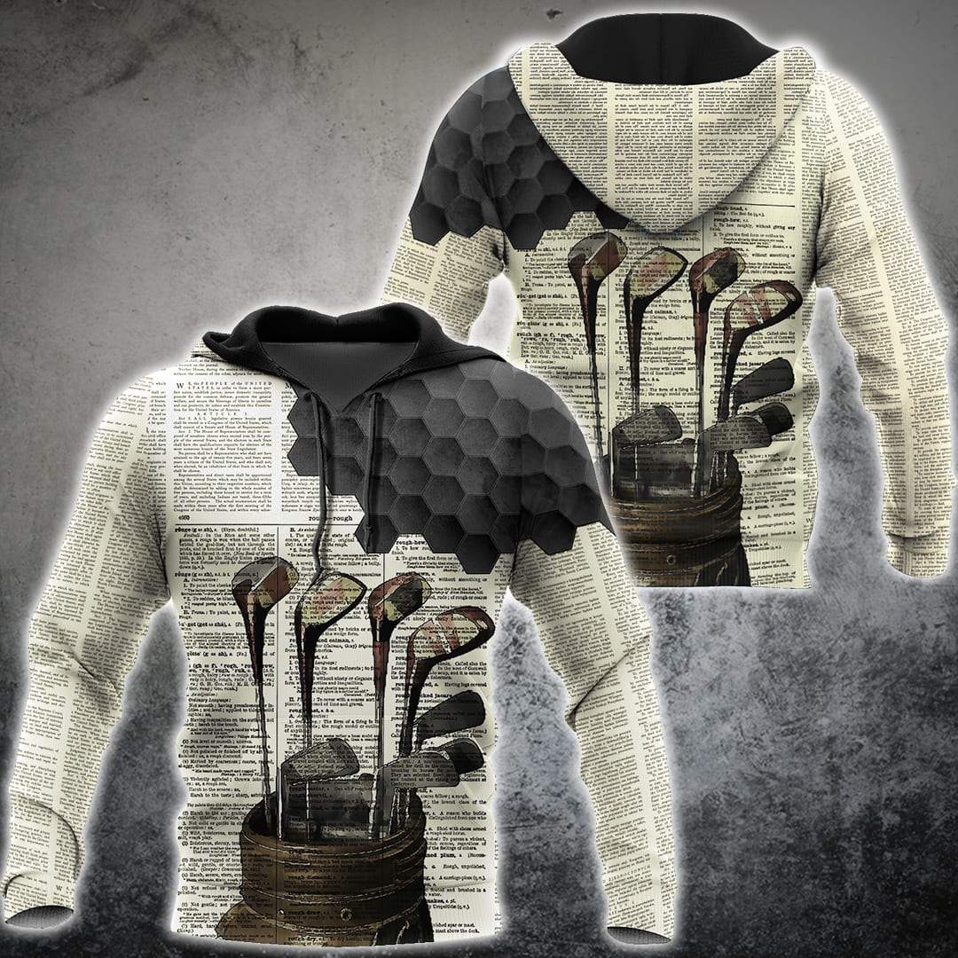 Golf Dictionary 3D Printed Shirts