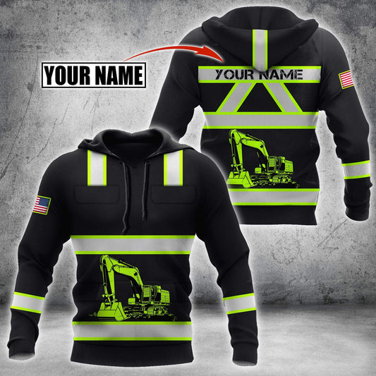 Custom Name XT Excavator 3D Printed Shirts
