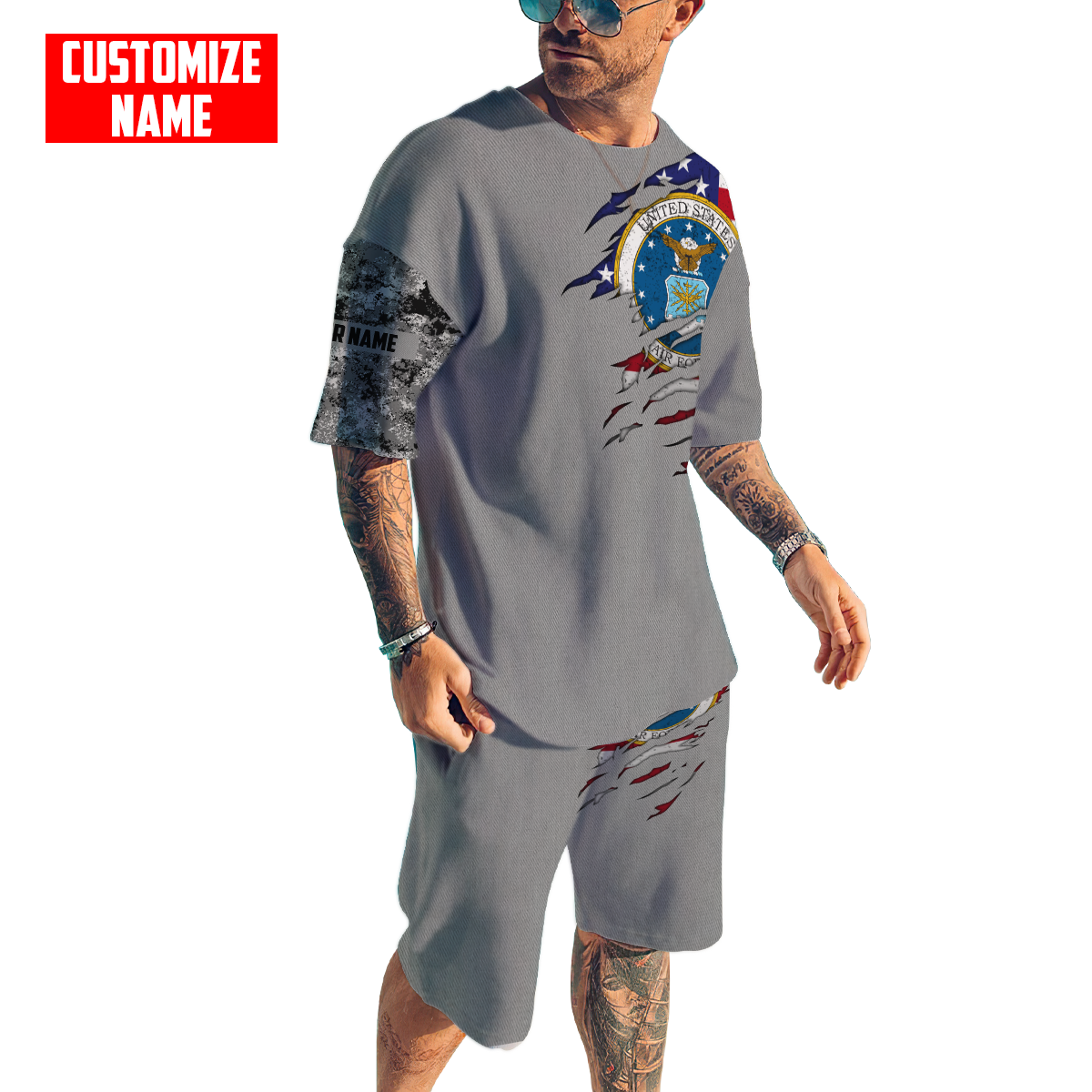 Custom name Soldier US Air Force 3d all over printed shirt hoodie MH06072108