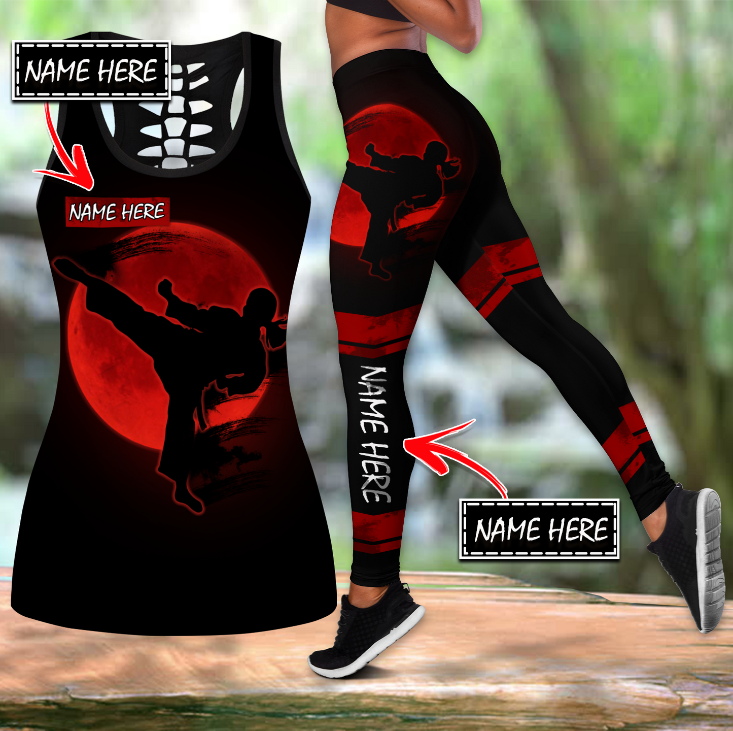 Customize Name Taekwondo Combo Outfit TNA26032103