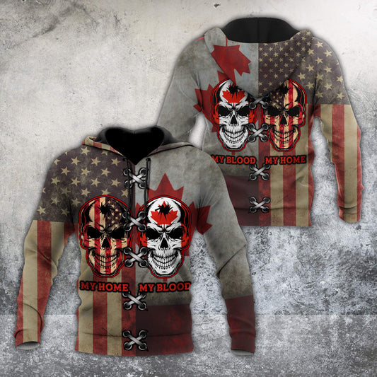 American Canadian 3D Printed Shirts HHT01042103