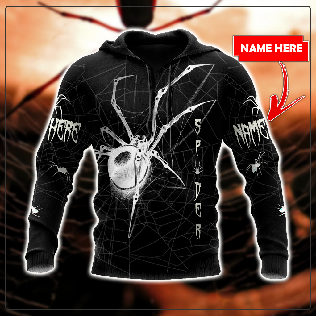 Widow Spider Black And White Personalized Premium Unisex Hoodie ML TNA09042104