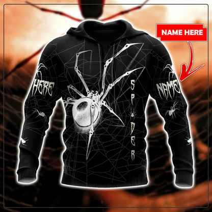 Widow Spider Black And White Personalized Premium Unisex Hoodie ML TNA09042104