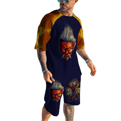 Japan Mythology Raijin 3D All Over Printed Unisex Shirts