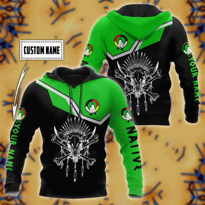 Personalized Name Native American Culture 3D All Over Printed Unisex Shirts