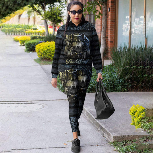 Native American 3D All Over Printed Legging + Hoodie