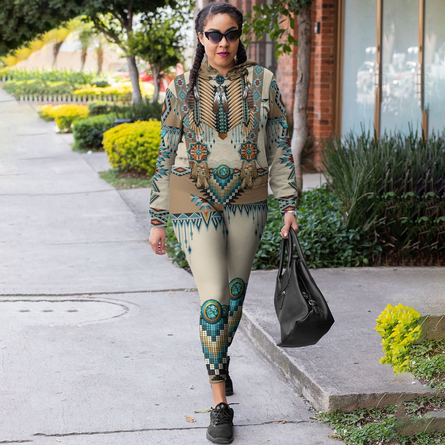 Native American 3D All Over Printed Legging + Hoodie