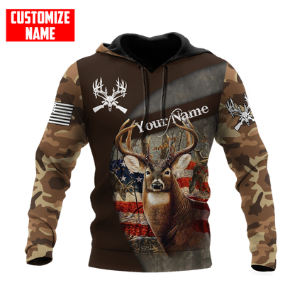 Customized Name Hunting Season 3D All Over Printed Unisex Shirts